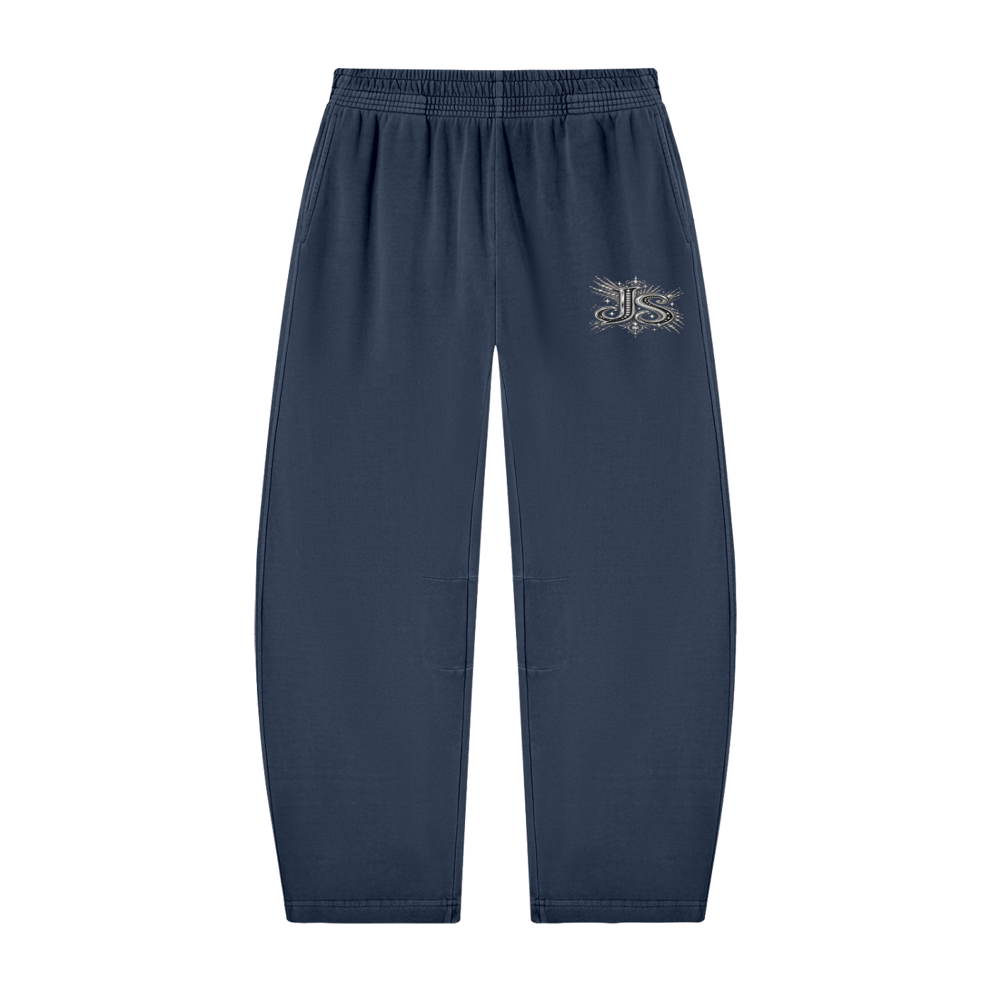 Unisex Vintage Washed Barrel Leg Sweatpants
