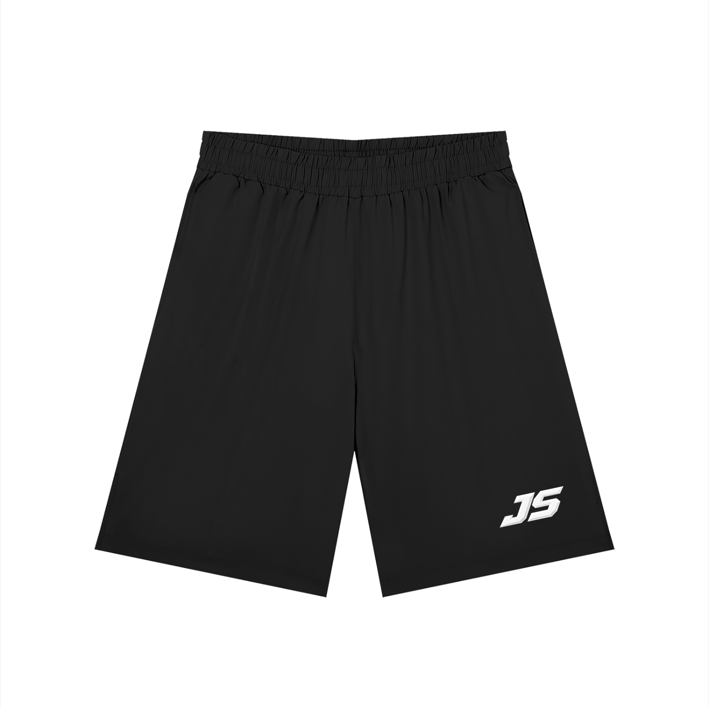 Men’s Solid Elastic Waist Shorts