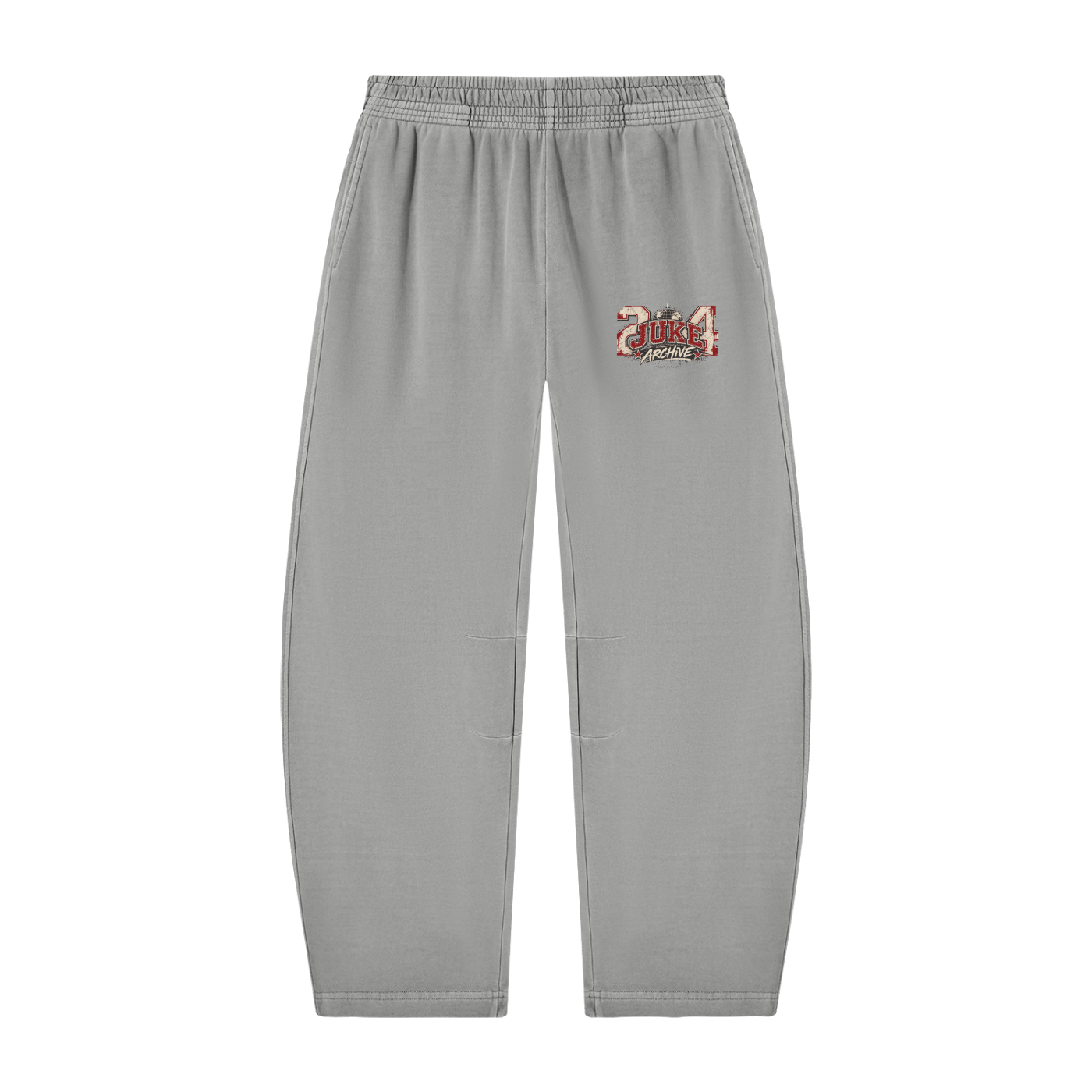 Unisex Vintage Washed Barrel Leg Sweatpants