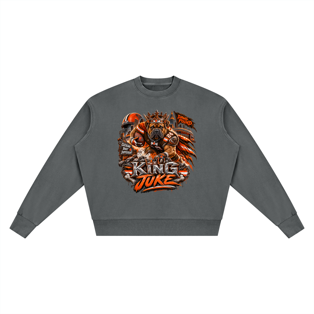 Unisex Vintage Wash Crewneck Sweatshirt