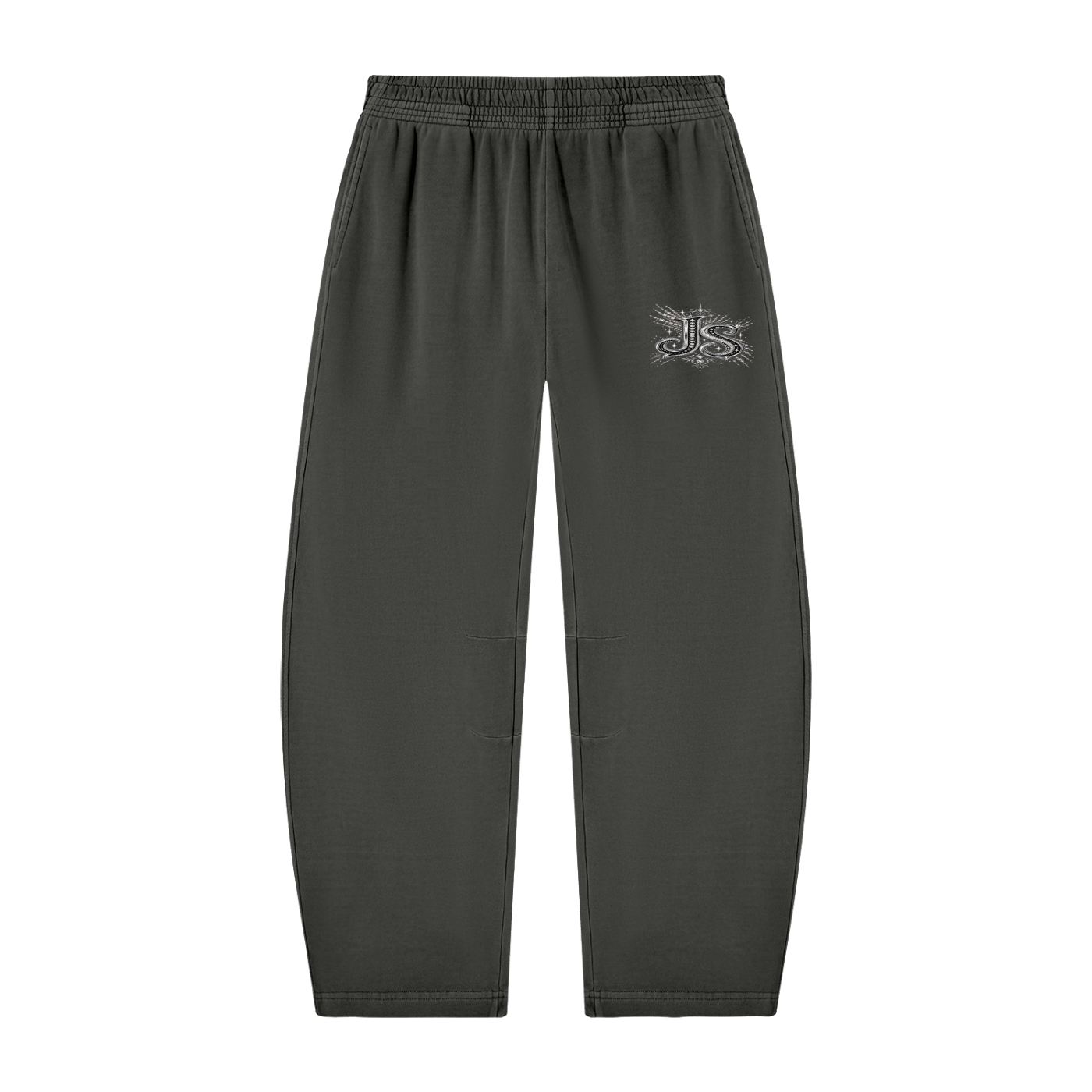 Unisex Vintage Washed Barrel Leg Sweatpants