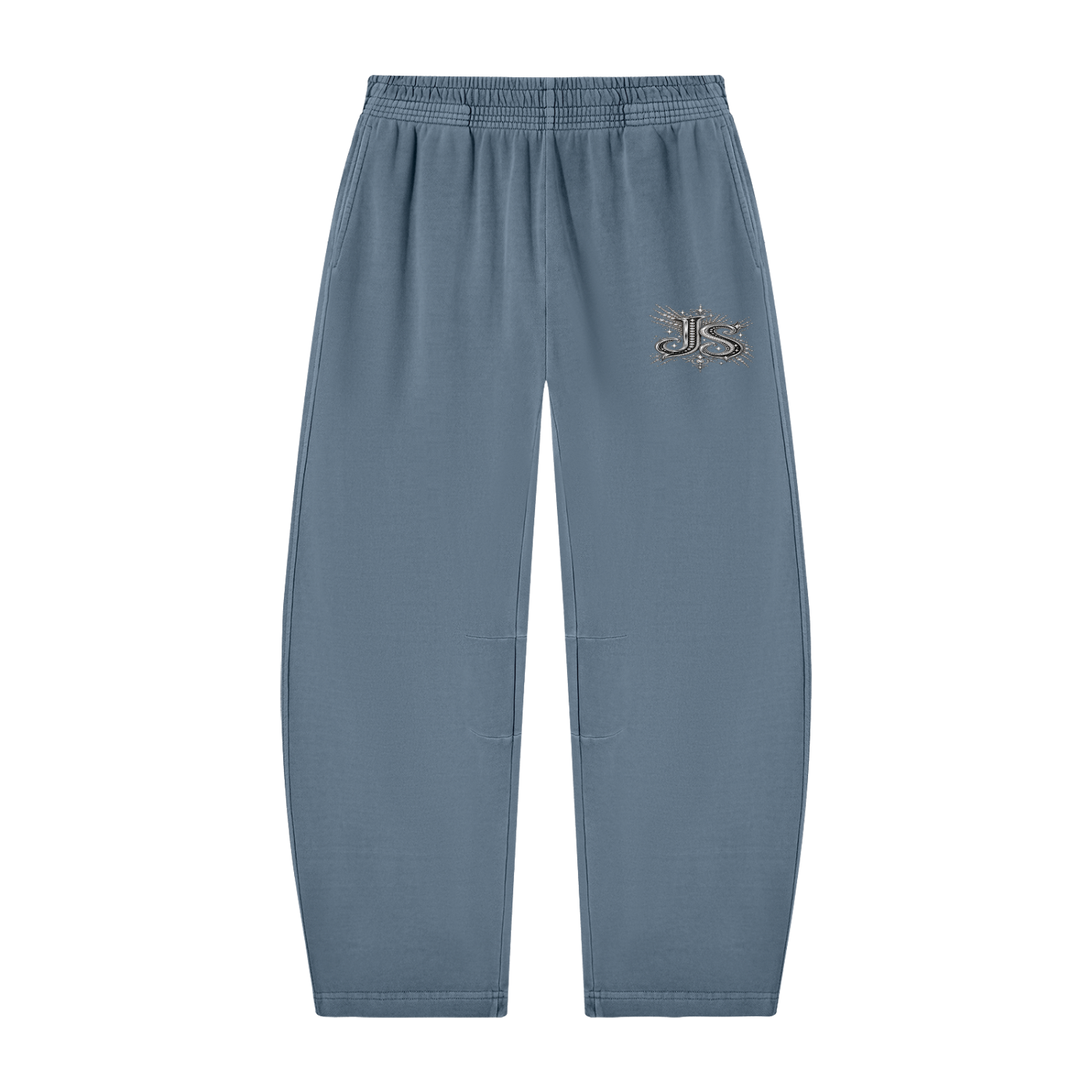 Unisex Vintage Washed Barrel Leg Sweatpants