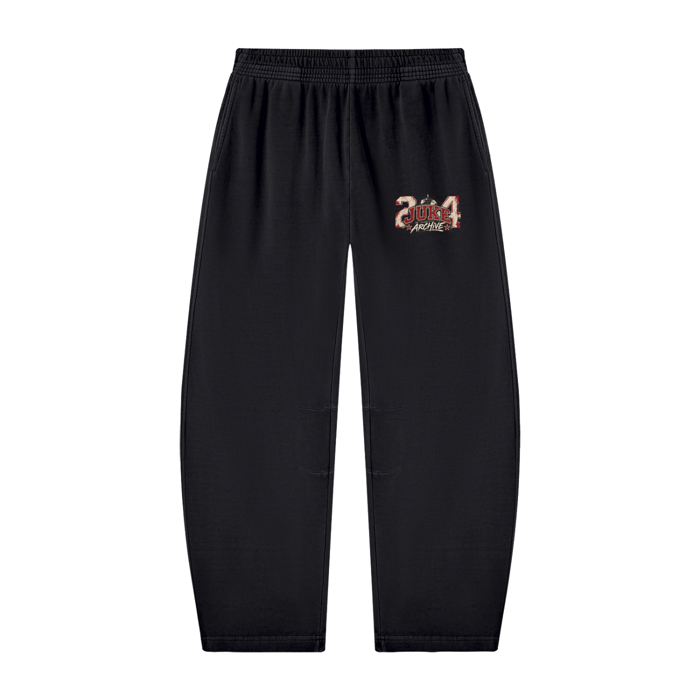 Unisex Vintage Washed Barrel Leg Sweatpants