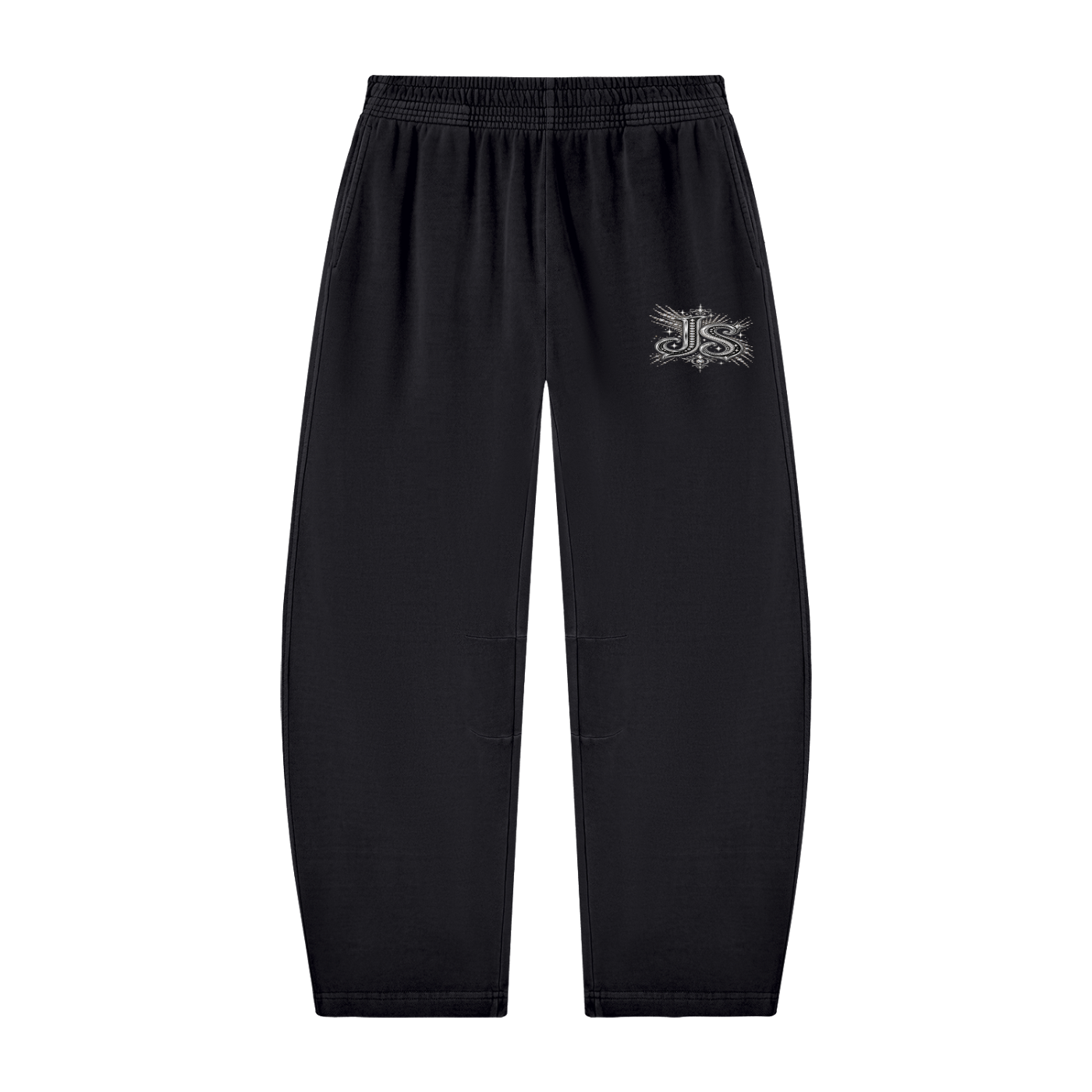Unisex Vintage Washed Barrel Leg Sweatpants