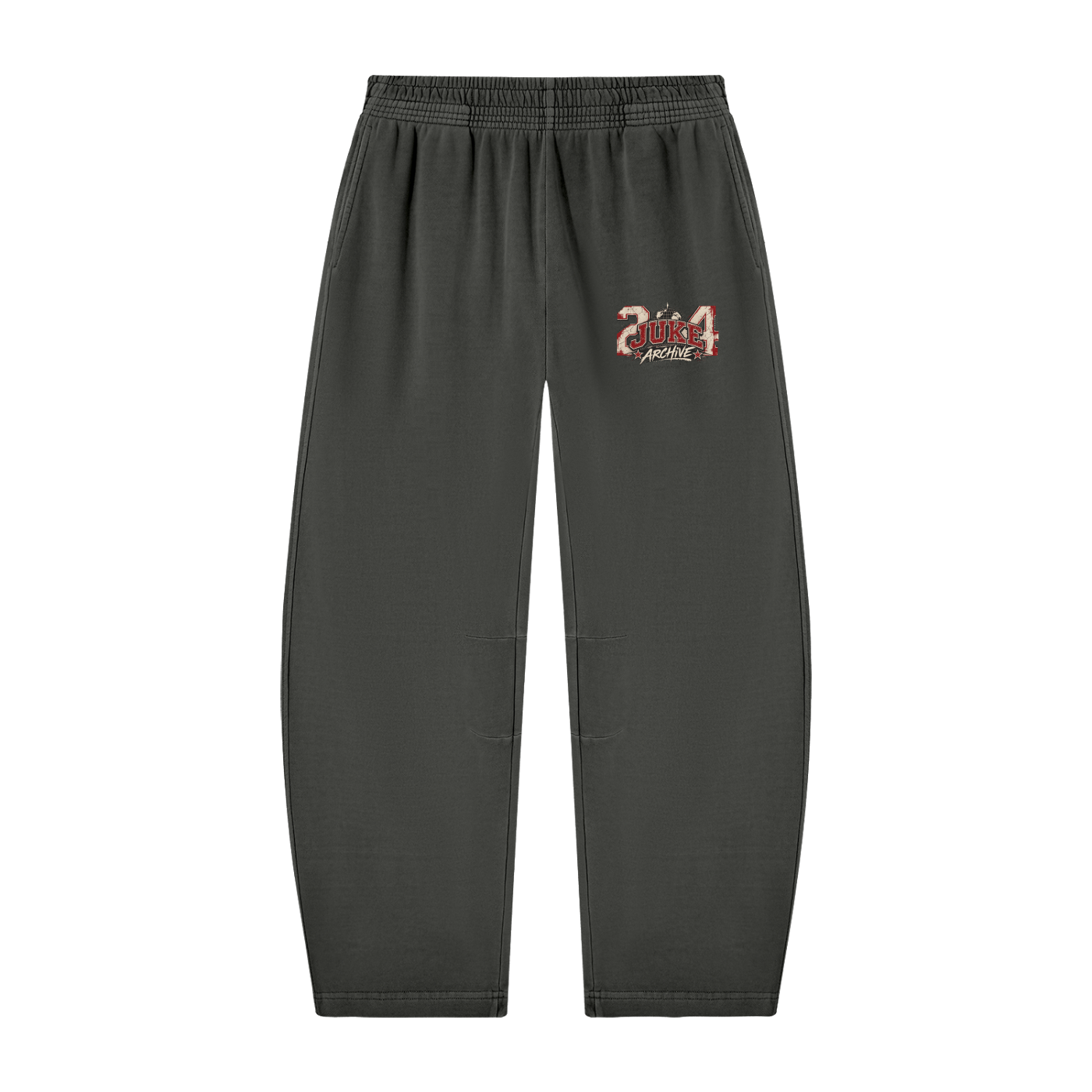 Unisex Vintage Washed Barrel Leg Sweatpants