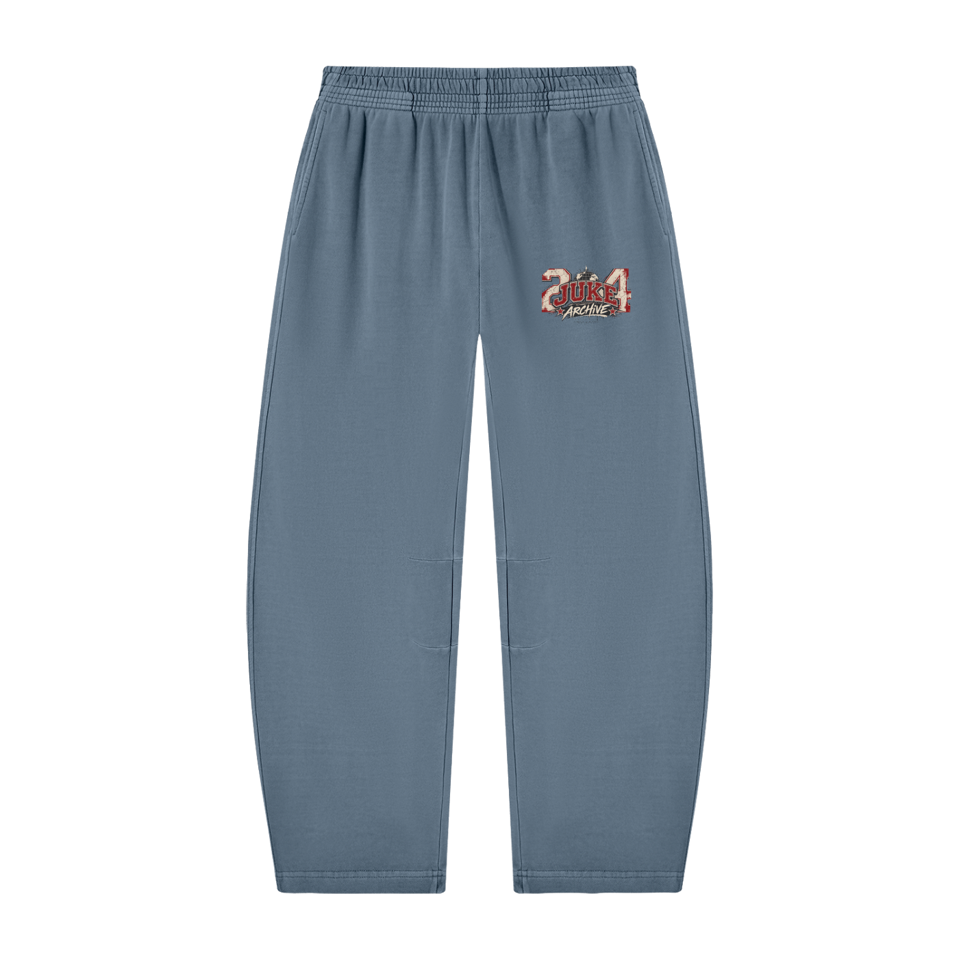 Unisex Vintage Washed Barrel Leg Sweatpants