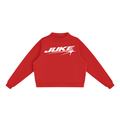 Essential Fleece Mock-Neck Crew Sweatshirt