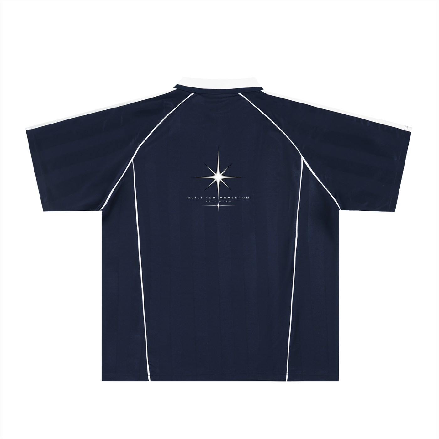 Shadow Stripe Collared Soccer Jersey