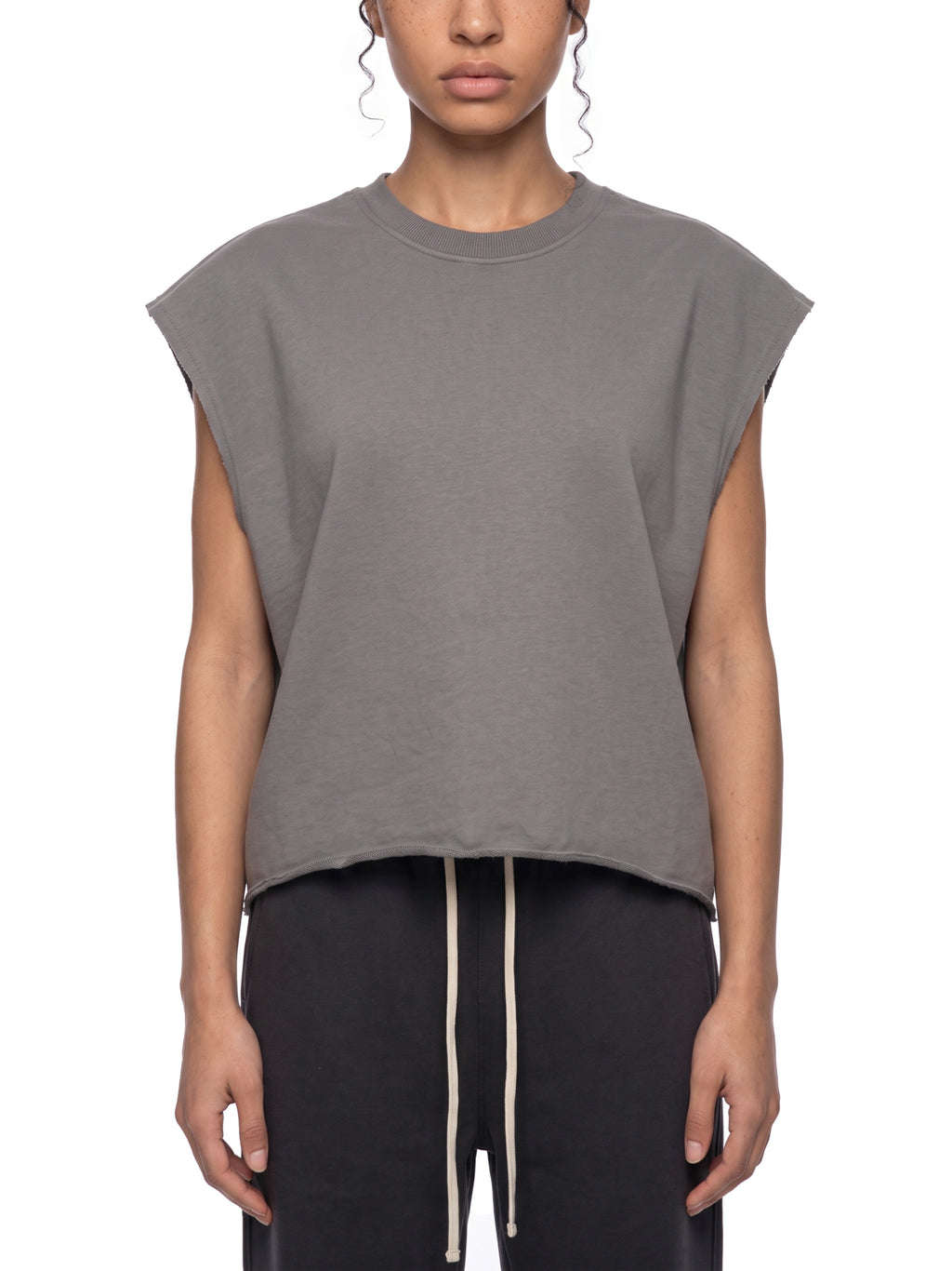 French Terry Boxy Tank Top