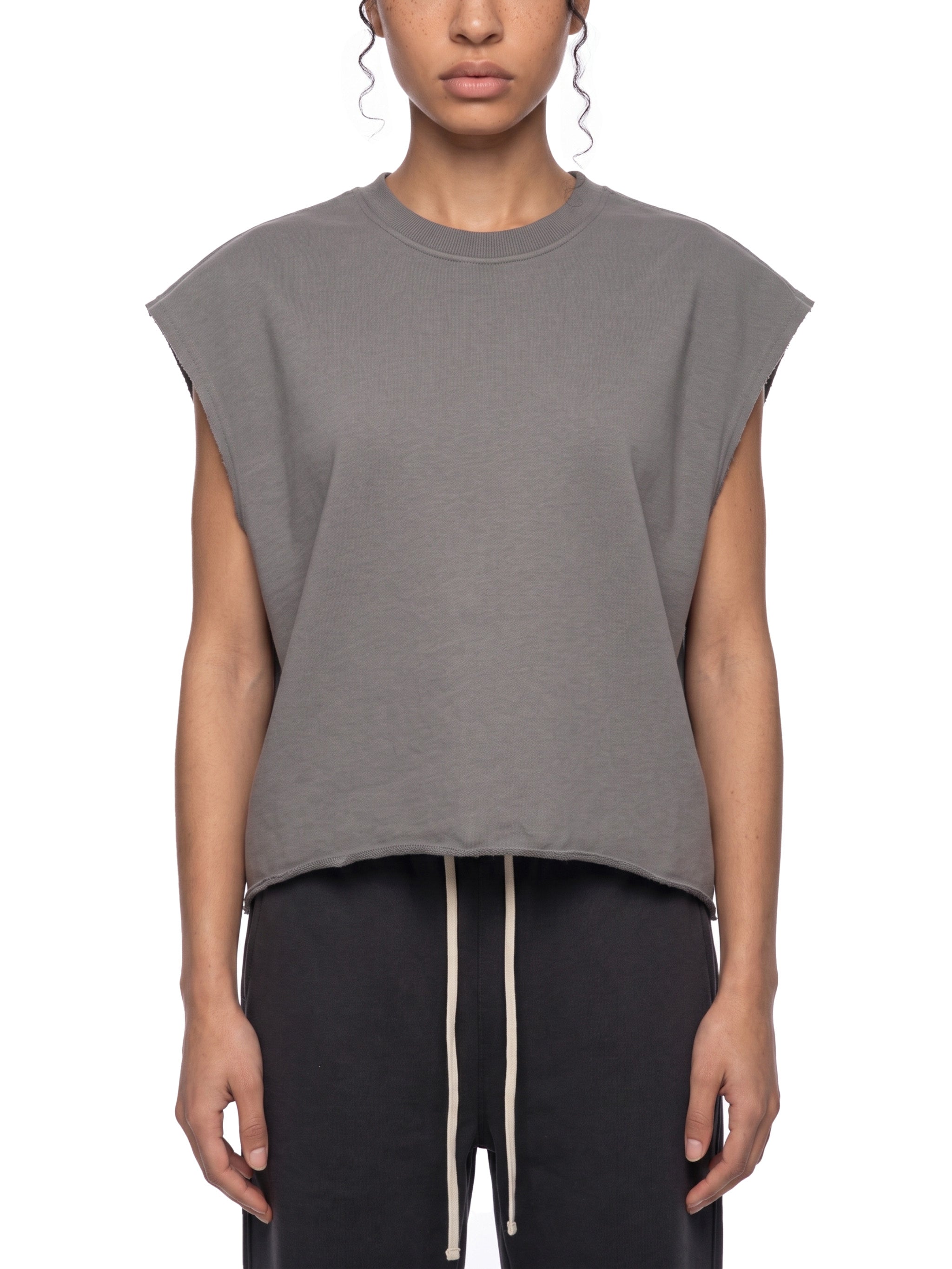 French Terry Boxy Tank Top